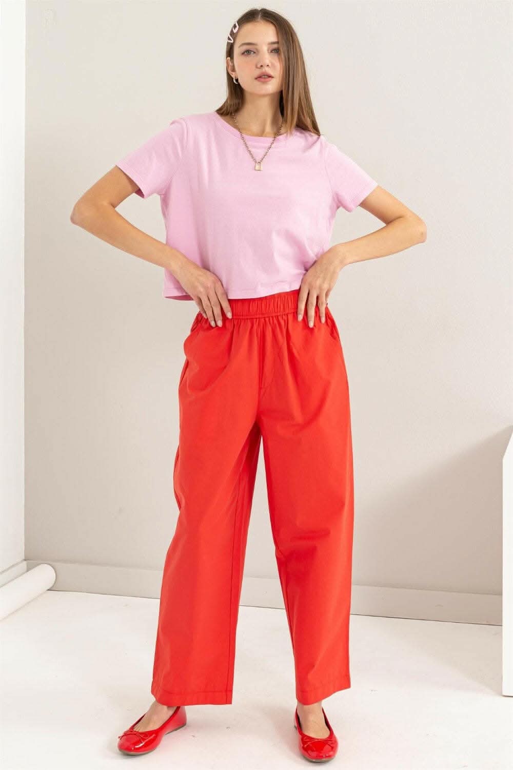 HYFVE Round Neck Cropped T-Shirt - Love Salve